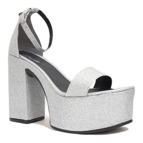 Imagen 4 de 4 de Sandalias Sasha Glitter Plata