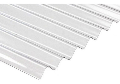 Chapa Policarbonato Sinusoidal 0,8mm X 1,10 Mts X 2,00 Mts