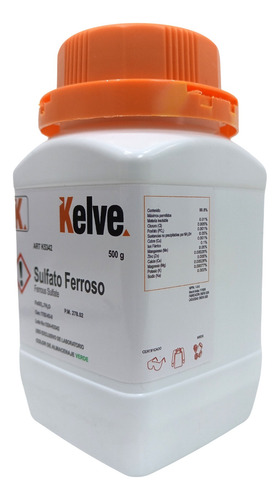 Sulfato Ferroso R. A. De 500 G Kelve K5342