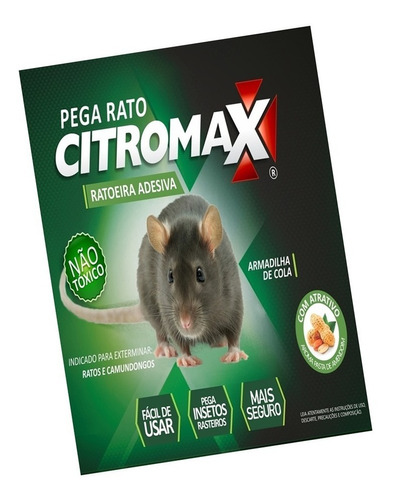 15 Cartelas Pega Ratos Ratoeira Adesiva / Não Tóxica