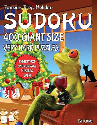 Libro Famous Frog Holiday Sudoku 400 Giant Size Very Hard...