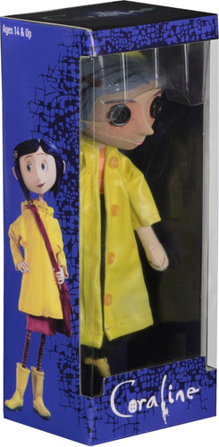 Coraline Ojos Boton Muñeca 22cm Neca Original