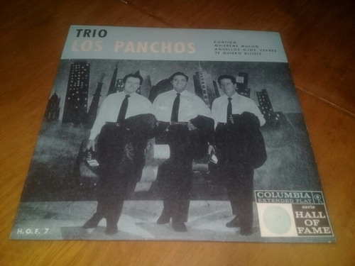 Trio Los Panchos Contigo/ Quiereme Mucho Vinilo Simple 