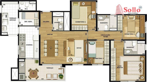 Imagem 23 de 30 de Apartamento Original Da Forma Que A Construtora Entregou, Andar Alto, 114m² E Com 3 Dorms - Ap0526
