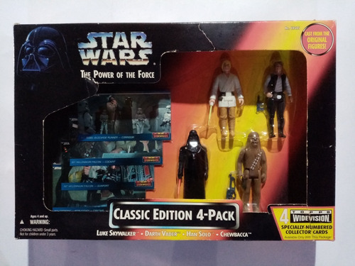 Star Wars Classic Edition 4-pack Vintage 1995 Vader Luke Han