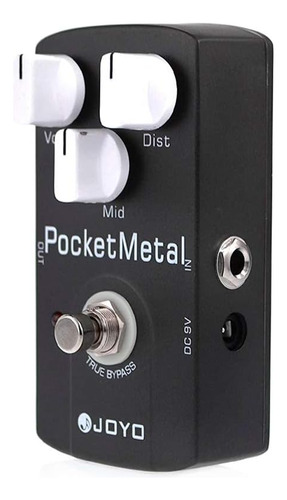 Pedal De Distorsión Metálico Joyo, Enorme Distorsión Con Bot