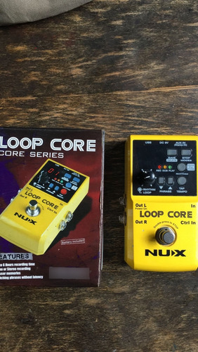 Pedal De Efecto Nux Loop Core  Amarillo