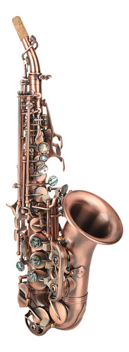 Set De Saxofón Soprano S97 Elbow Tube Red Antique Abalone