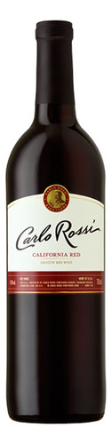 Vino Tinto Estadounidense Carlo Rossi Red 750ml