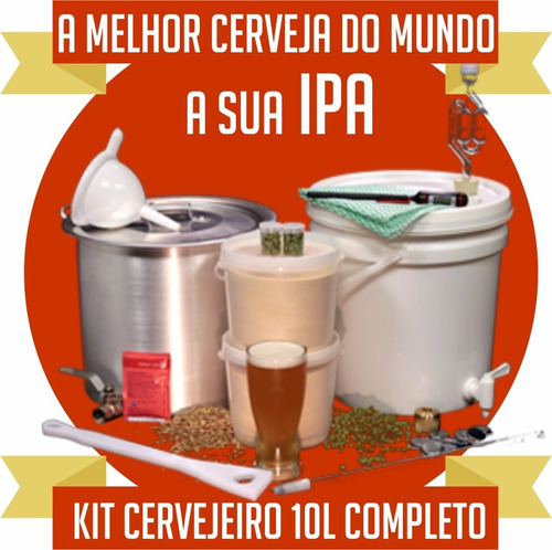 Cerveja Caseira Ipa Kit Cervejeiro Artesanal Mini Cervejaria