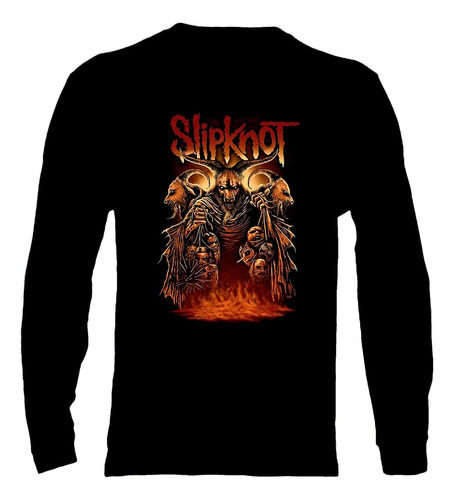 Polera Manga Larga Slipknot - Ver 05 - Vale Gamess