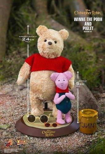 Winnie Pooh & Piglet 1/6 Hot Toys Disney Christopher Robin