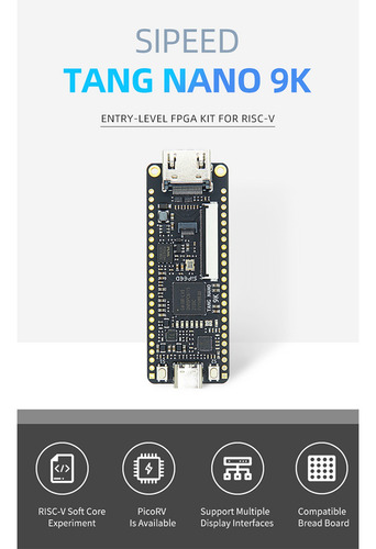 2 Placas De Desarrollo Fpga Tang Nano 9k Gowin Gw1nr-9 Risc-