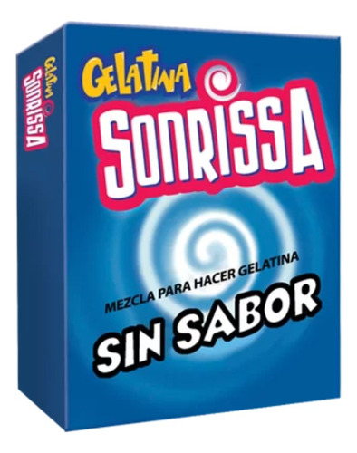 Caja 48 Gelatina Sin Sabor Sonrissa 33gr 0614 Ml.