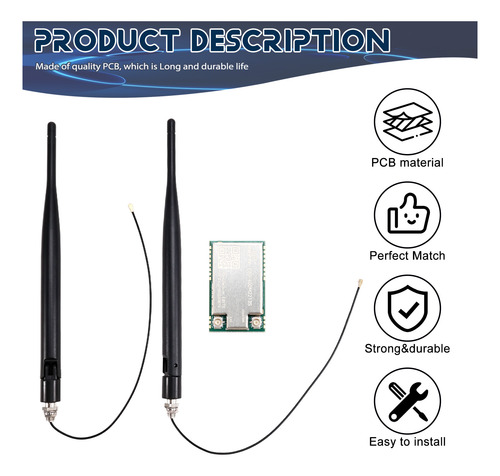Módulo Inalámbrico De Doble Banda Lora 433/868/915/2.4g Smd