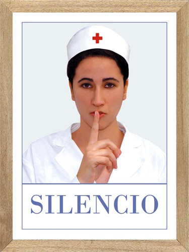 Hospital  Silencio Cuadros Carteles    L390