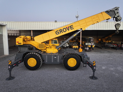 Grua Certificada Marca Grove Rt980 De 80 Ton Toneladas