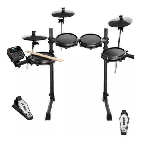 Kit Bateria Electrónica 7 Piezas +baqueta Alesis Turbo Mesh