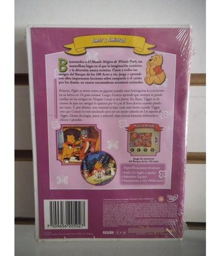 Imagen 2 de 2 de El Mundo Magico De Winnie Pooh Disney Dvd