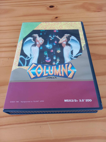 Jogo De Videogame Msx Columns Sega Completo Raro!!