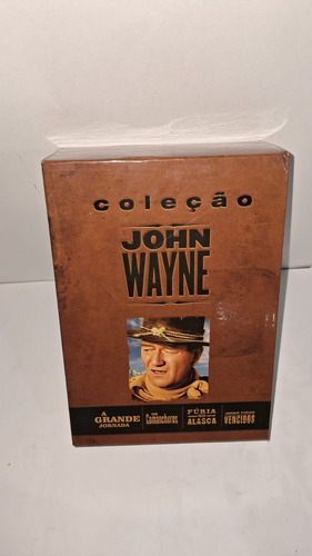 Coleção 4 Dvds John Wayne: Fúria Do Alasca...filme (Usado)