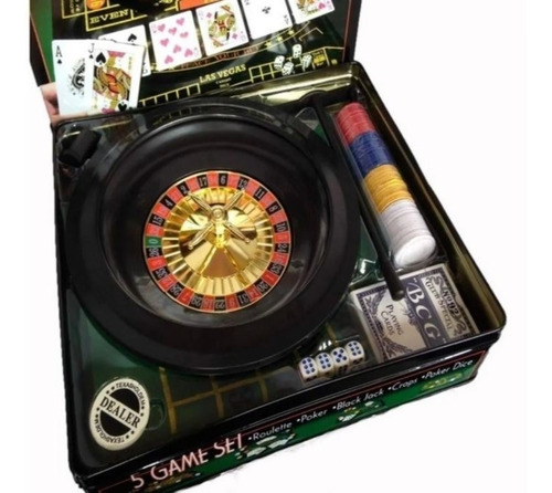 5 Juegos Roulette Poker-black Jack-craps-poker 