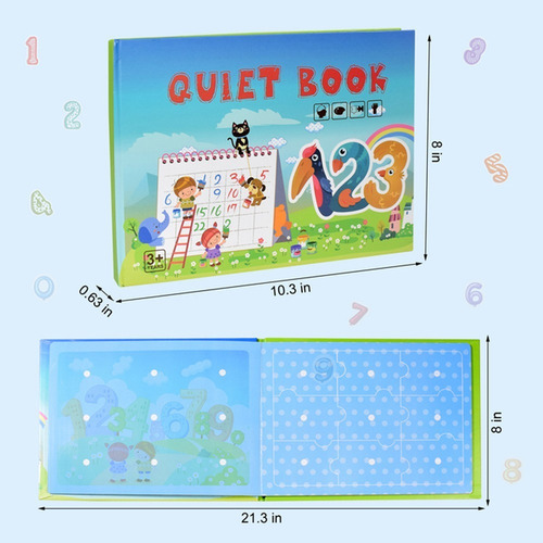 Libro Tranquilo Para Niños, Libro Interactivo Montessori