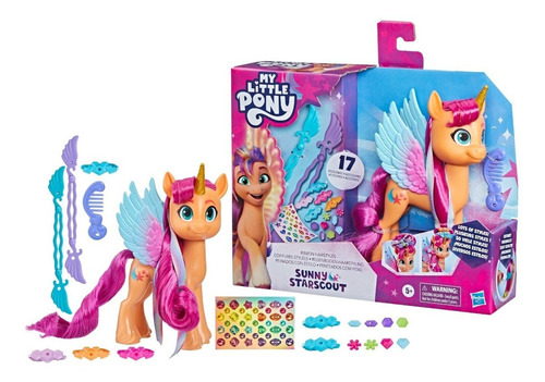 Juguete My Little Pony Sunny Starscout Peinados Con Estilo