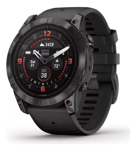 Smartwatch Garmin Relógio Epix Pro G2 51mm Carbon Gray Cinza