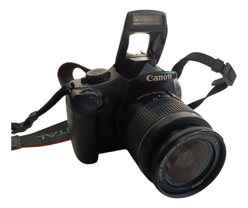 Câmera Canon Rebel T3 Completa Lente 18 55 Dslr Com Caixa Preto (Usado)