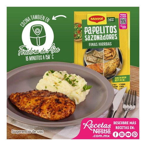 Hoja Sazonadora Jugoso Al Sartén® Finas Hierbas 23.4 G Maggi