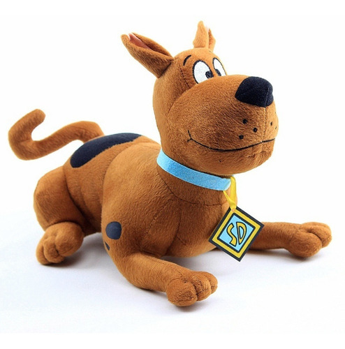 Imagem 2 de 5 de Pelúcia Scooby Doo Grande 35 Cm Salsicha Sentado Ou Deitado