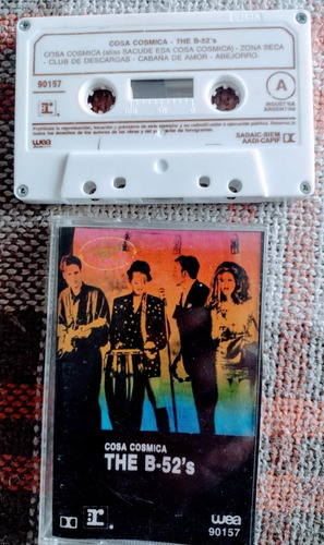 Cassette Del Grupo De Rock The B 52's Cosa Cosmica Año 1989