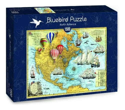 Bluebird Puzzle 1500 Pzs - North America