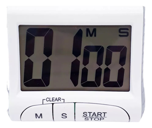 Timer  Digital Cozinha Alarme Bip Temporizado D016 Branco