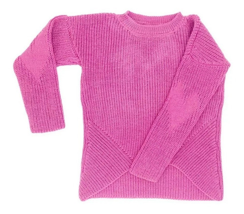 Imagen 4 de 6 de Witty Girls Sweater Rosa Corazon Abrigo Nena Niñas Ropa