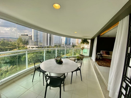 Imagem 6 de 26 de Apartamento À Venda Em Alphaville | Edifício Madison 258 M² | 4 Suítes | Varanda Gourmet | Vista Livre Pro Lago | - Cncl1125