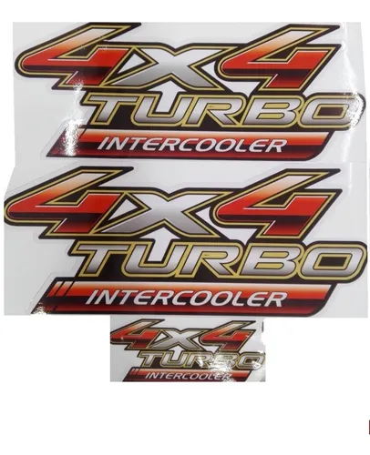 Calcomanias 4x4 Intercoler Turbo Para Camionetas