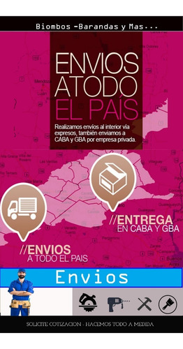 Imagen 4 de 10 de Panel Decorativo Separador De Ambiente Biombo