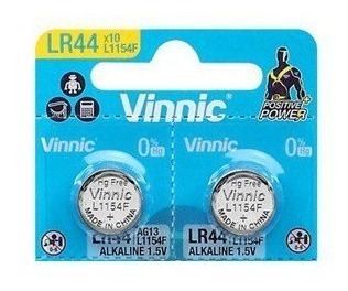 Imagen 5 de 5 de 100 X Pilas Vinnic L1154f Lr44 Ag13 A76 San Martin Caseros