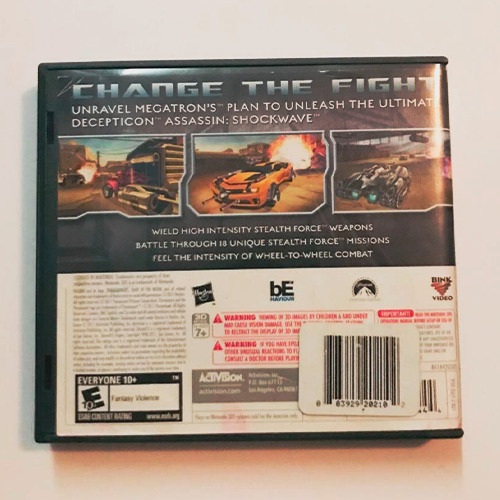 Transformers Dark Of The Moon - Nintendo 3ds - Juego Físico (Usado)