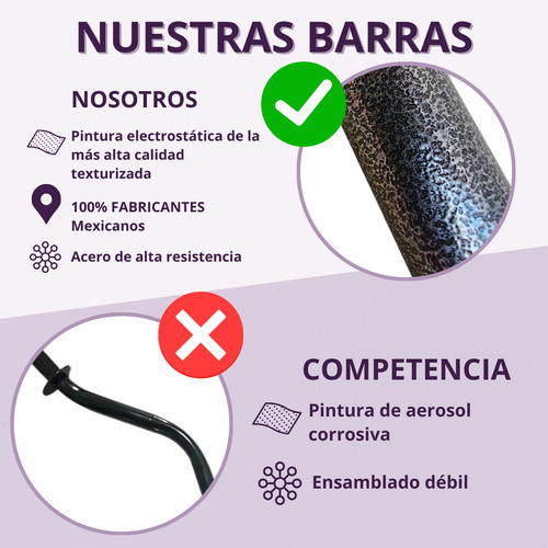 Barra Z Estándar Para Gym En Casa Con Seguros Plateado