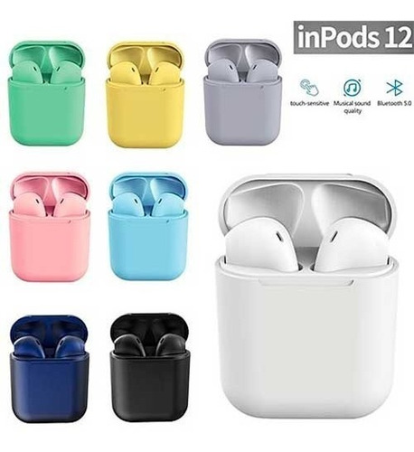 Inpods 12 Tws Auriculares Bluetooth 5,0 Auriculares Inalámbr