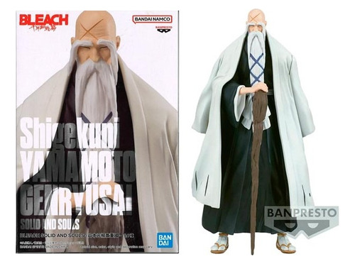 Banpresto Shigekuni Yamamoto Genryusai Solid Andsouls Bleach