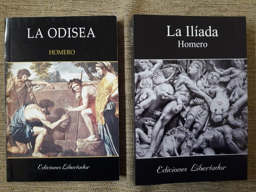 La Iliada + La Odisea - Homero - Editorial Libertador Nuevos