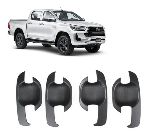 Moldura Vistas Cubre Manijas Interiores Hilux Vigo 2012 2013