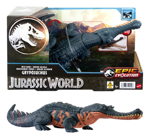 Jurassic World Dinosaurio Juguete Rugido Salvaje Gryposuchus