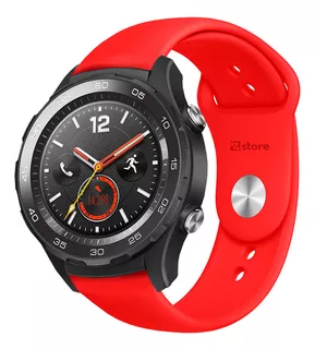 Correa Compatible Huawei Watch 2 Classic Rojo Broche 22m