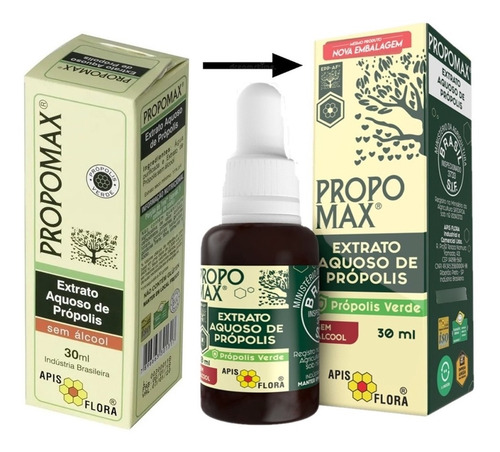 Imagem 2 de 2 de Própolis Extrato Aquoso Propomax Apis Flora Imunidade 30ml