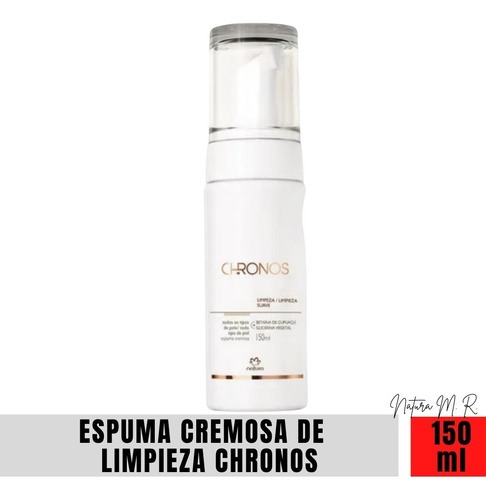 Espuma De Limpieza Suave 150 Ml Chronos Natura Original Mixta Día/noche